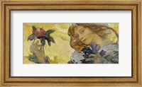 Woman with Rose Fine Art Print