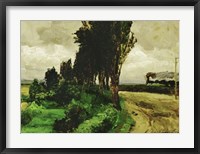 Railway in a landscape, 1890-95 Fine Art Print