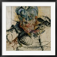 Study of the Head, Portrait of the Artist's Mother 1912 Fine Art Print