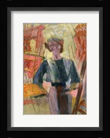 Study of a Woman with Houses, c. 1910-1916 Fine Art Print