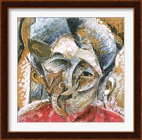 Dynamic Composition with a Woman's Head Fine Art Print