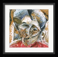 Dynamic Composition with a Woman's Head Fine Art Print