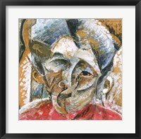 Dynamic Composition with a Woman's Head Fine Art Print