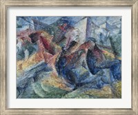 Horse, Horseman and Group of Houses Fine Art Print