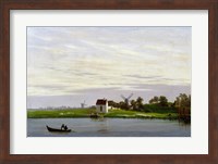 Landscape with Windmills Fine Art Print