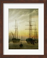 Ships in the Harbour, 1774-1840 Fine Art Print