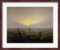 Moonrise on the Seashore, 1821 Fine Art Print
