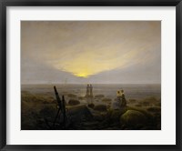 Moonrise on the Seashore, 1821 Fine Art Print