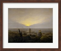 Moonrise on the Seashore, 1821 Fine Art Print