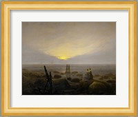 Moonrise on the Seashore, 1821 Fine Art Print