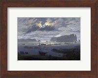 Northern Sea by Moonlight Fine Art Print