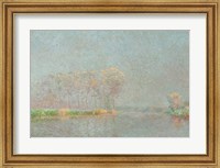 Fog on the River Lys Canvas Fine Art Print