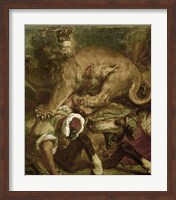The Lion Hunt Fine Art Print