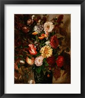 Flowers in an Earthenware Pot, 1847 Fine Art Print