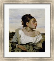 Young Orphan in the Cemetery, c. 1824 Fine Art Print