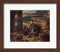 The Entrance of the Crusaders into Constantinople, 1852 Fine Art Print