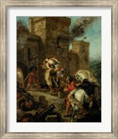 Rebecca Raped by a Knight Templar during the Sack of the Castle Frondeboeuf, 1858 Fine Art Print