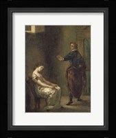 Hamlet and Ophelia Framed Print