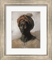 Bust of a Black Man Wearing a Turban, 1826 Fine Art Print
