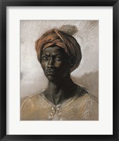 Bust of a Black Man Wearing a Turban, 1826 Fine Art Print