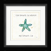 Sea Treasures III Framed Print
