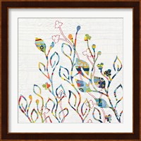 Rainbow Vines with Flowers Fine Art Print