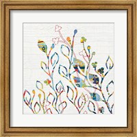 Rainbow Vines with Flowers Fine Art Print