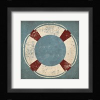 Nautical Buoy Blue Framed Print