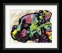Profile Boxer Deco Framed Print