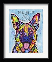 Dogs Never Lie Fine Art Print