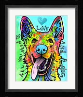Love And A Dog Fine Art Print