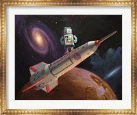 Rocket Surfer Fine Art Print