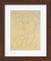 Portrait of Daniel-Henry Kahnweiler, 1921 Fine Art Print
