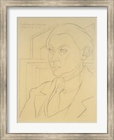 Portrait of Daniel-Henry Kahnweiler, 1921 Fine Art Print
