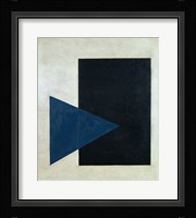 Black Square, Blue Triangle, 1915 Fine Art Print