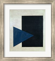 Black Square, Blue Triangle, 1915 Fine Art Print