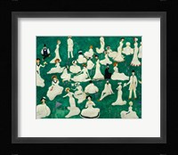 The Rest: High Society in Top Hats, 1908 Fine Art Print