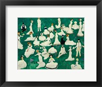 The Rest: High Society in Top Hats, 1908 Fine Art Print