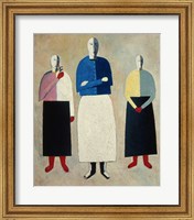 Three Women, c. 1923 Fine Art Print