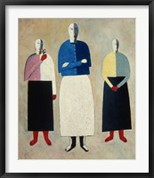Three Women, c. 1923 Fine Art Print