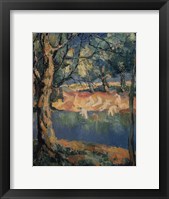 River in the Woods, Late 1920s Fine Art Print