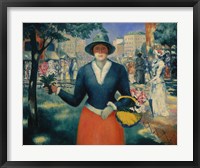 The flower Seller, Late 1920s Fine Art Print