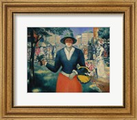 The flower Seller, Late 1920s Fine Art Print