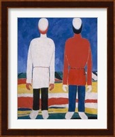Two Male Figures, 1928-1932 Fine Art Print