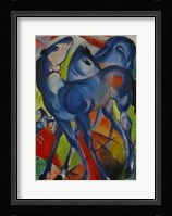 Blue Fillies, 1913 Fine Art Print