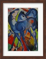 Blue Fillies, 1913 Fine Art Print