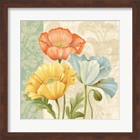 Pastel Poppies Multi I Fine Art Print