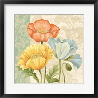 Pastel Poppies Multi I Fine Art Print