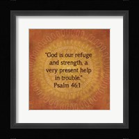 Jacobean Medallion Scripture IV Fine Art Print