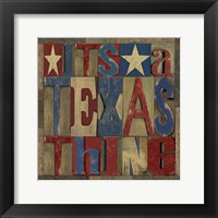 Texas Printer Block III Fine Art Print